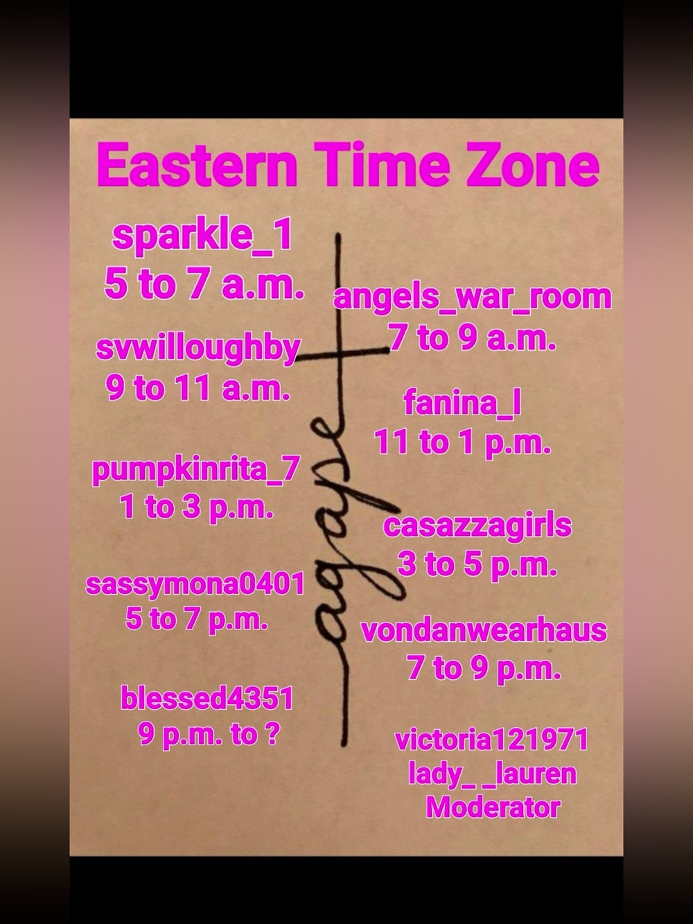 AGAPE SHARE TRAIN- STATION SV 9AM EST- 5/29/2026
